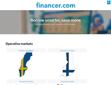 Tablet Screenshot of financer.com